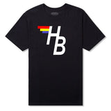 HB FLAG MEN'S T - BLACK