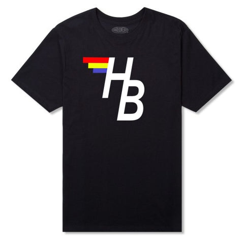 HB FLAG MEN'S T - BLACK